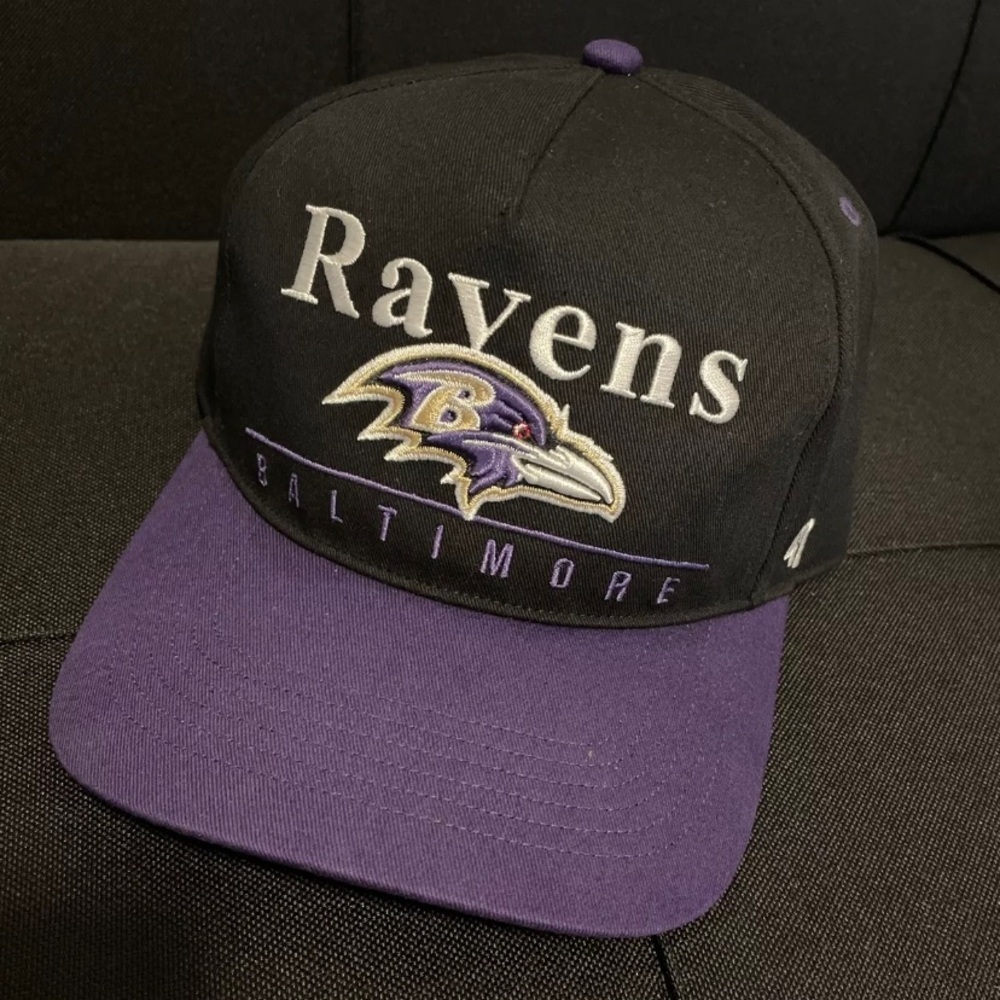 Baltimore Ravens NFL '47 Hitch Adjustable Snapback Cap Hat OSFA